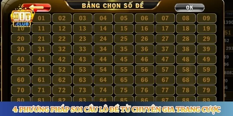 4 phương pháp soi cầu lô đề từ chuyên gia trang cược